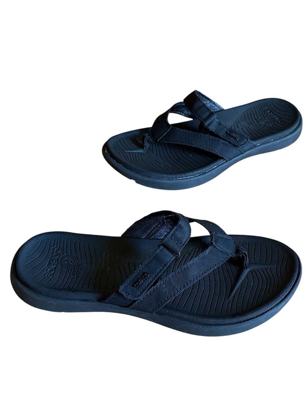 COFACE WOMENS ATHLETIC ORTHOPEDIC SLIP ON FLIP FLOPS MEMORY FOAM ARCH SUPPORT 8
